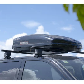 Μπαγκαζιέρα οροφής Menabo Satellite 330 BLACK μαύρη γυαλιστερή