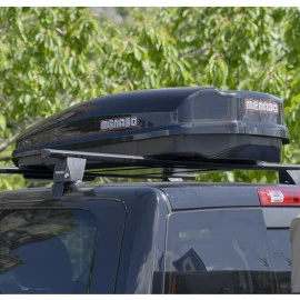 Μπαγκαζιέρα οροφής Menabo Satellite 330 BLACK μαύρη γυαλιστερή