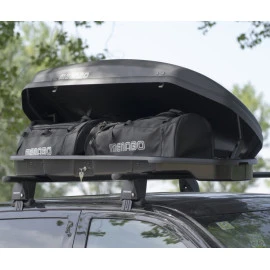 Μπαγκαζιέρα οροφής Menabo Satellite 330 DARK μαύρη ματ