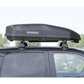 Μπαγκαζιέρα οροφής Menabo Satellite 330 DARK μαύρη ματ