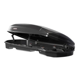 Μπαγκαζιέρα οροφής Menabo Satellite 600 DUO BLACK με διπλό άνοιγμα μαύρη γυαλιστερή