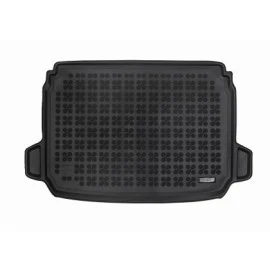 Fiat 600e (2023+) electric version with one floor of the trunk πατάκι πορτ μπαγκάζ λαστιχένιο μαύρο σκαφάκι Rezaw Plast - 1τμχ