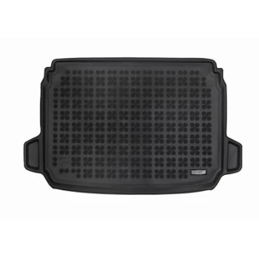 Fiat 600e (2023+) electric version with one floor of the trunk πατάκι πορτ μπαγκάζ λαστιχένιο μαύρο σκαφάκι Rezaw Plast - 1τμχ