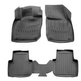 VW Tiguan 5D (2024+) λαστιχένια μαύρα πατάκια σκαφάκια RACE AXION - 4τμχ