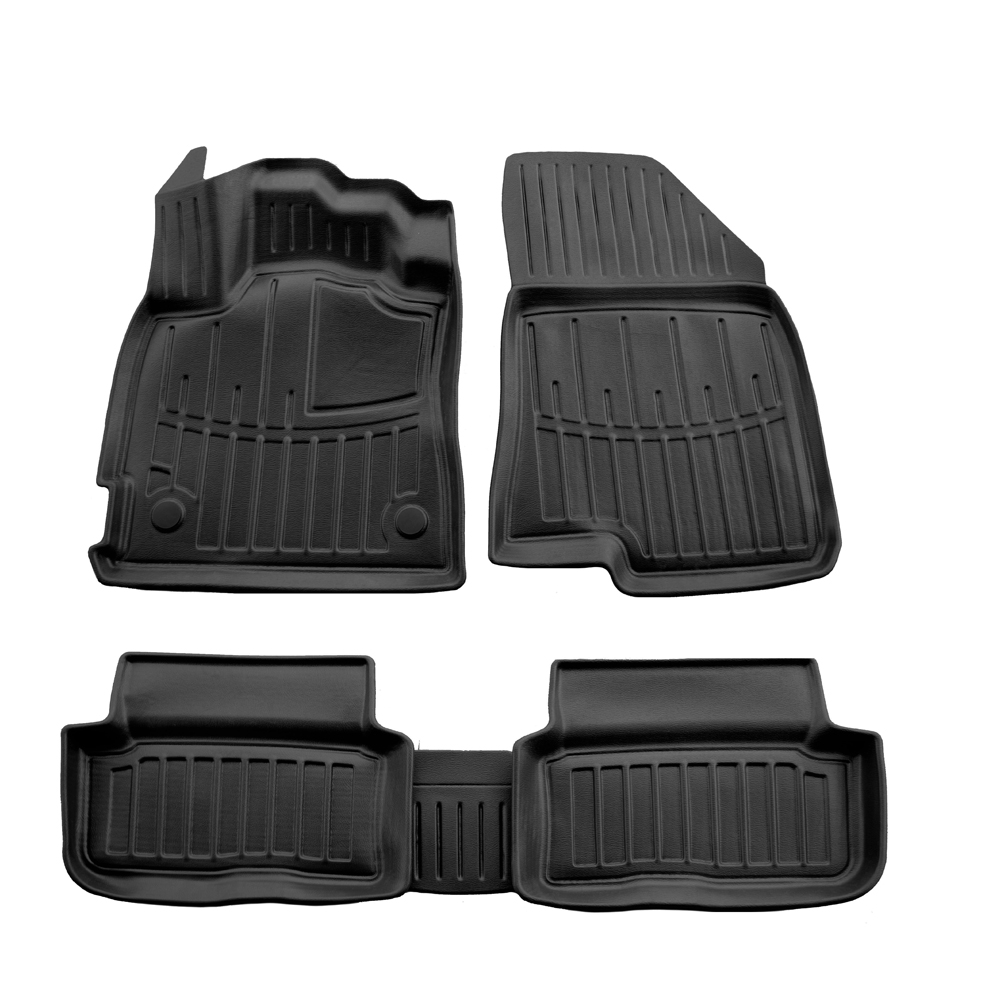 Dacia Sandero Stepway III 5D (2020+) λαστιχένια μαύρα πατάκια σκαφάκια RACE AXION - 4τμχ