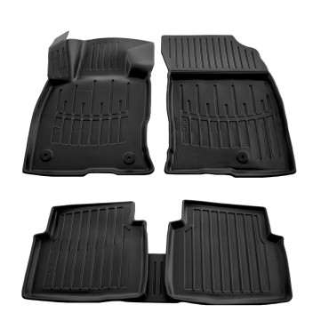 Ford Escape 5D (2019+) / Kuga III 5D (2019+) λαστιχένια μαύρα πατάκια σκαφάκια RACE AXION - 4τμχ