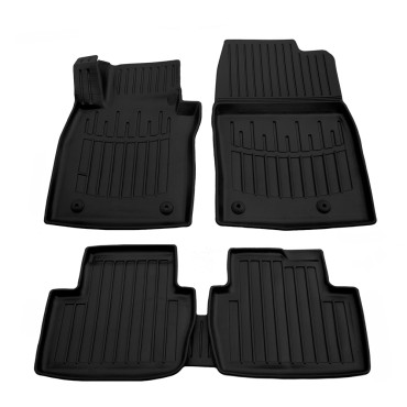 Mazda 3 4/5D (2019+) / CX-30 5D (2019+) λαστιχένια μαύρα πατάκια σκαφάκια RACE AXION - 4τμχ