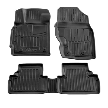 Mazda CX-7 Diesel 5D (2006-2012) λαστιχένια μαύρα πατάκια σκαφάκια RACE AXION - 5τμχ