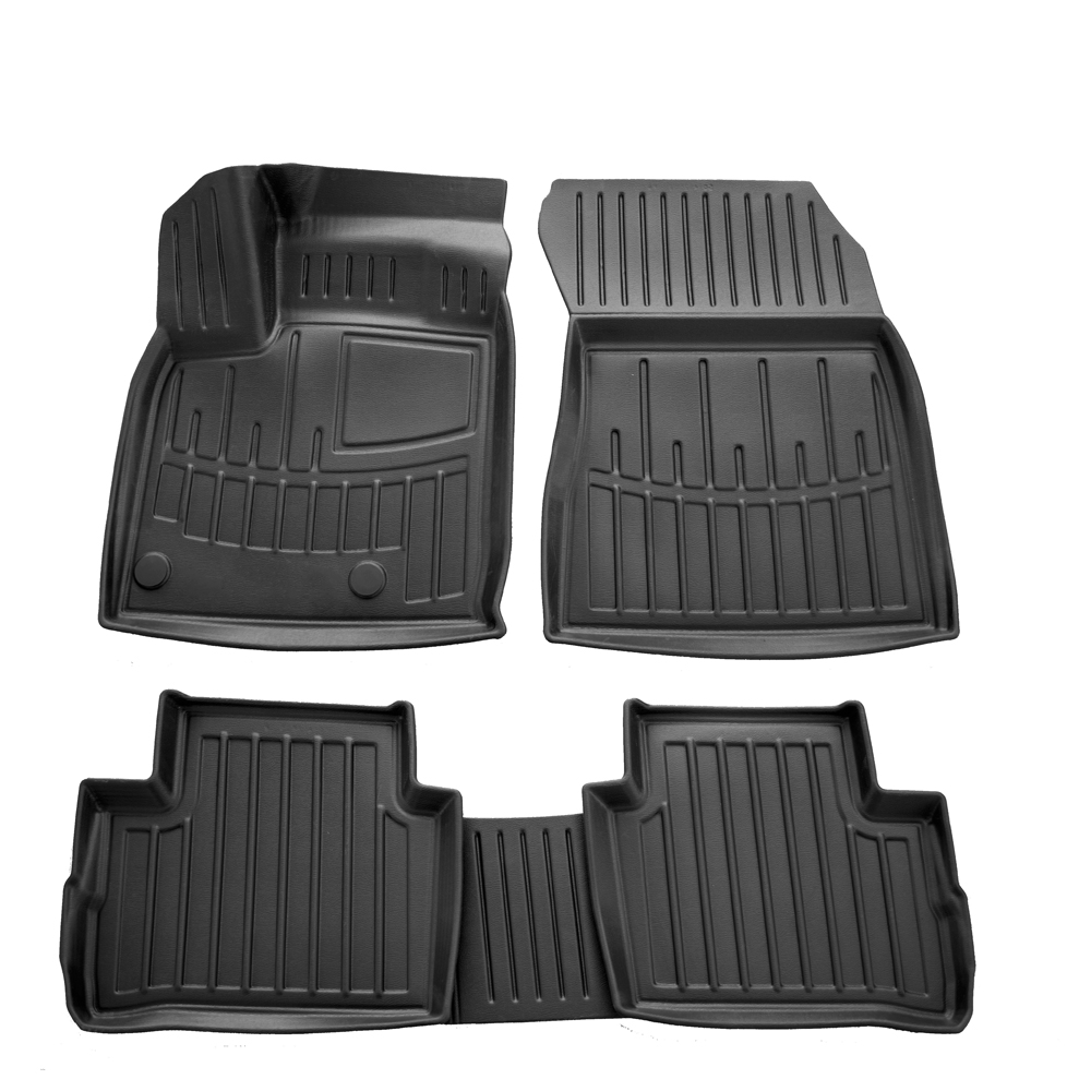 Nissan Qashqai J12 5D (2021+) λαστιχένια μαύρα πατάκια σκαφάκια RACE AXION - 4τμχ