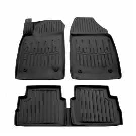 Opel Vectra C 4D (2002-2008) λαστιχένια μαύρα πατάκια σκαφάκια RACE AXION - 4τμχ