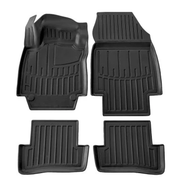 Renault Captur 5D (2013-2019) λαστιχένια μαύρα πατάκια σκαφάκια RACE AXION - 4τμχ