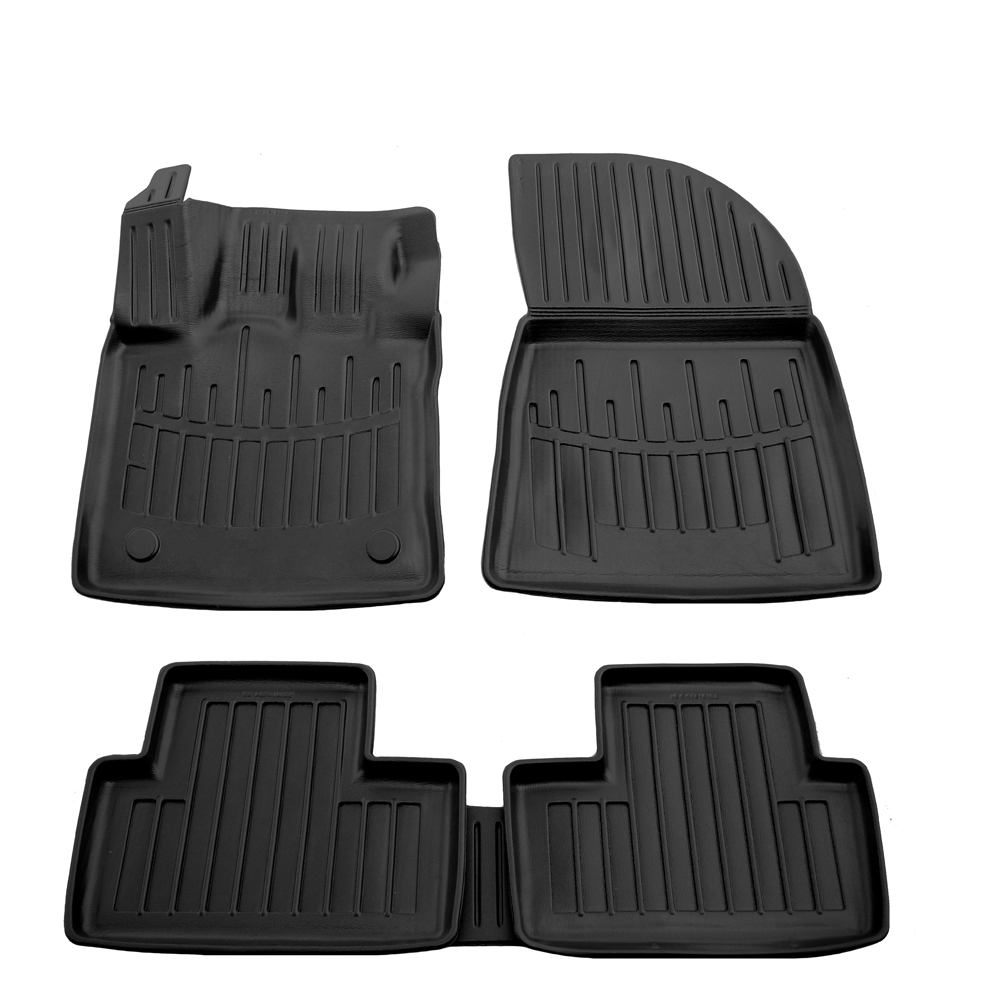 Renault Captur 5D (2019+) λαστιχένια μαύρα πατάκια σκαφάκια RACE AXION - 4τμχ