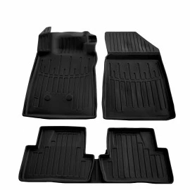 Renault Clio 5D (2005-2012) λαστιχένια μαύρα πατάκια σκαφάκια RACE AXION - 4τμχ