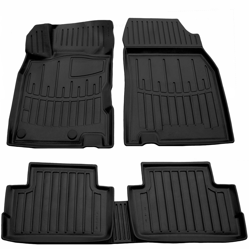 Renault Kadjar 5D (2015+) λαστιχένια μαύρα πατάκια σκαφάκια RACE AXION - 4τμχ