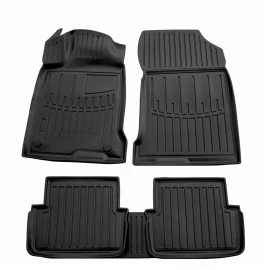 Renault Laguna 4/5D (2007-2015) λαστιχένια μαύρα πατάκια σκαφάκια RACE AXION - 4τμχ