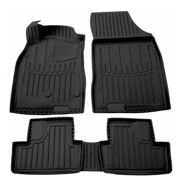 Renault Megane III 5D (2008-2015) Hatchback λαστιχένια μαύρα πατάκια σκαφάκια RACE AXION - 4τμχ