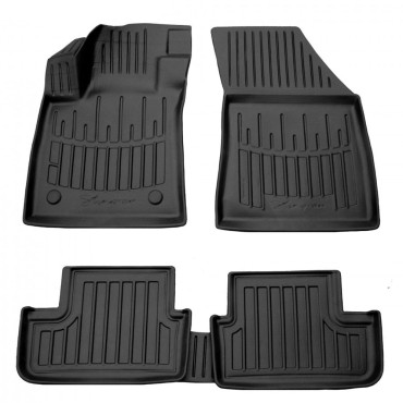 Renault Megane IV 5D (2015+) Hatchback λαστιχένια μαύρα πατάκια σκαφάκια RACE AXION - 4τμχ 