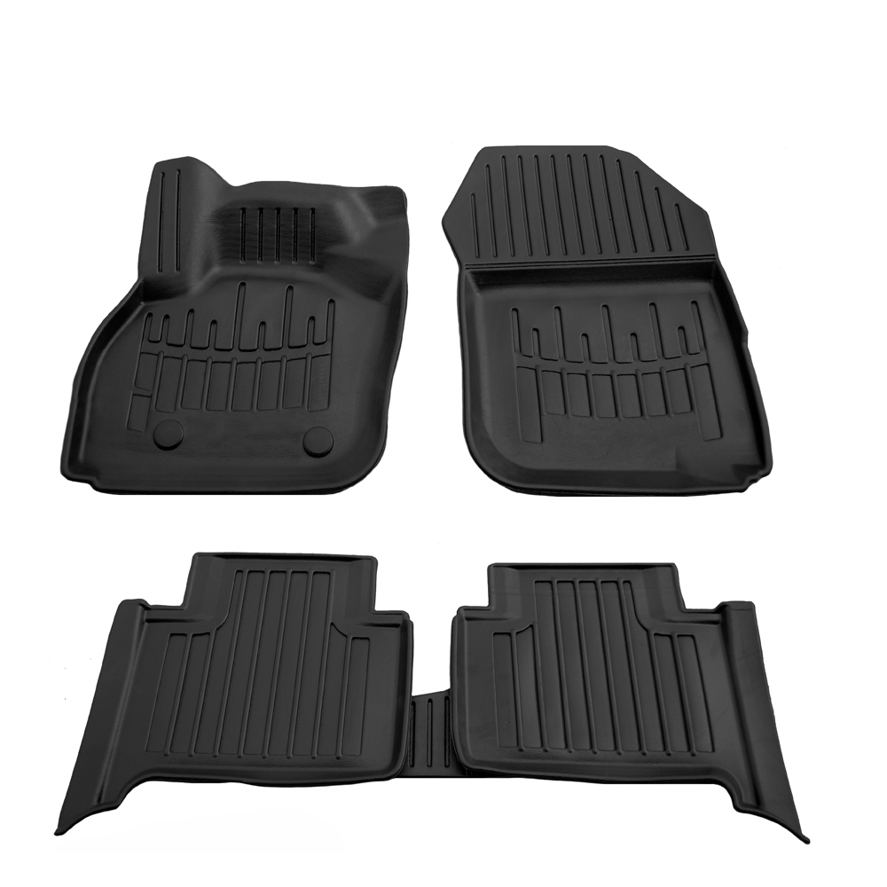 Renault Zoe 5D (2012-2018) λαστιχένια μαύρα πατάκια σκαφάκια RACE AXION - 4τμχ