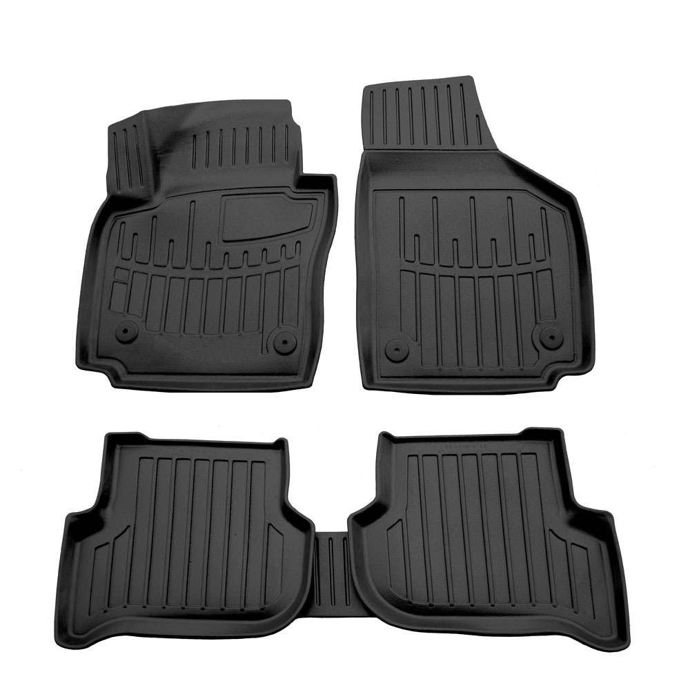 Seat Altea XL 5D (2005-2015) λαστιχένια μαύρα πατάκια σκαφάκια RACE AXION - 4τμχ