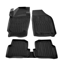 Skoda Fabia 5D (2014-2021) λαστιχένια μαύρα πατάκια σκαφάκια RACE AXION - 4τμχ