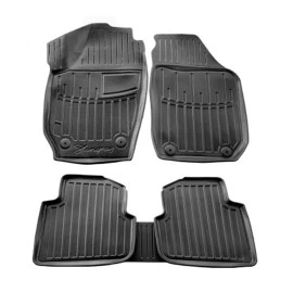 Skoda Roomster 5D (2006-2015) λαστιχένια μαύρα πατάκια σκαφάκια RACE AXION - 4τμχ