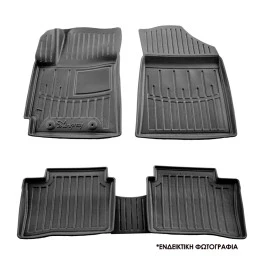 Skoda Superb IV 5D (2023+) λαστιχένια μαύρα πατάκια σκαφάκια RACE AXION - 4τμχ