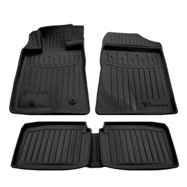 Toyota Avensis (T25) 4/5D (2003-2009) λαστιχένια μαύρα πατάκια σκαφάκια RACE AXION - 4τμχ