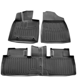 Toyota bZ3 5D (2023+) λαστιχένια μαύρα πατάκια σκαφάκια RACE AXION - 4τμχ