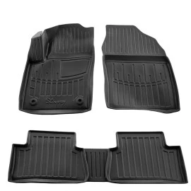 Toyota C-HR 5D (2023+) λαστιχένια μαύρα πατάκια σκαφάκια RACE AXION - 4τμχ