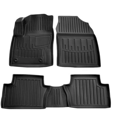 Toyota C-HR EV (2019+) / Toyota Izoa EV 5D (2019+) λαστιχένια μαύρα πατάκια σκαφάκια RACE AXION - 4τμχ