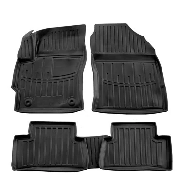 Toyota Corolla Cross (XG10) 5D (2022+) λαστιχένια μαύρα πατάκια σκαφάκια RACE AXION - 4τμχ