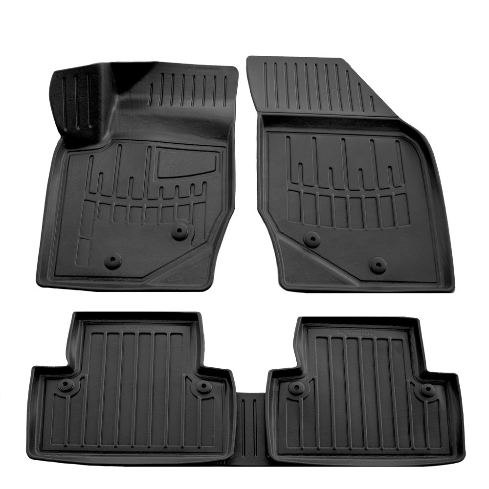 Volvo XC90 5D (2002-2014) λαστιχένια μαύρα πατάκια σκαφάκια RACE AXION - 4τμχ