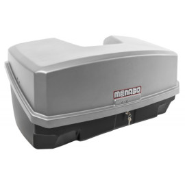 Σετ βάση ποδηλάτων κοτσαδόρου Menabo RACE 4 και μπαγκαζιέρα Nekkar Silver 300 ασημί με μαύρο ματ