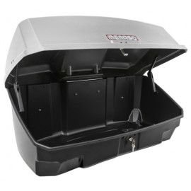 Σετ βάση ποδηλάτων κοτσαδόρου Menabo RACE 4 και μπαγκαζιέρα Nekkar Silver 300 ασημί με μαύρο ματ