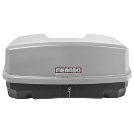 Σετ βάση ποδηλάτων κοτσαδόρου Menabo RACE 4 και μπαγκαζιέρα Nekkar Silver 300 ασημί με μαύρο ματ