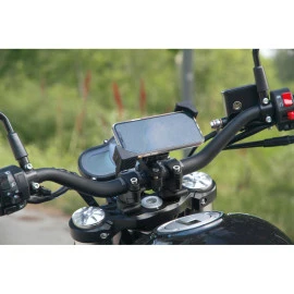 Θήκη κινητού Optiline Titan Chroma Wireless Universal εφαρμογής για κινητά με οθόνη από 5,2'' - 7' ίντσες 4 σετ αποστάτες και δυνατότητα ασύρματης φόρτισης Max Power 15W