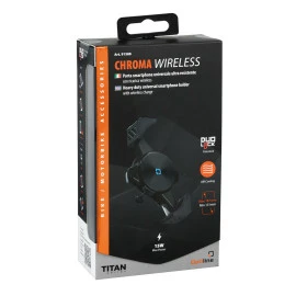 Θήκη κινητού Optiline Titan Chroma Wireless Universal εφαρμογής για κινητά με οθόνη από 5,2'' - 7' ίντσες 4 σετ αποστάτες και δυνατότητα ασύρματης φόρτισης Max Power 15W