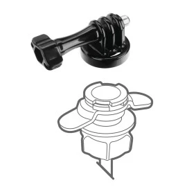 Αντάπτορας μεταφοράς για Action Camera Optiline με σύστημα Duolock συμβατός με Βάσεις Στήριξης Κινητού Optiline