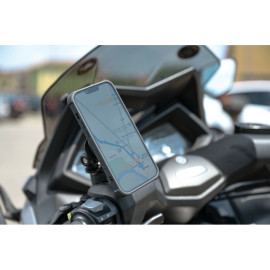 Ασύρματος φορτιστής κινητού με Vibration Dampener 15W Optiline Duolock 2.0 καλώδιο 180 cm, ασφάλεια, για βάσεις με μπίλια 19mm 1τμχ