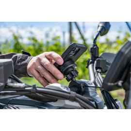 Ασύρματος φορτιστής κινητού με Vibration Dampener 15W Optiline Duolock 2.0 καλώδιο 180 cm, ασφάλεια, για βάσεις με μπίλια 19mm 1τμχ