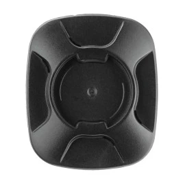 Αυτοκόλλητος αντάπτορας κινητού Optiline Universal εφαρμογής σε μαύρο χρώμα με διαστάσεις 39 x 46,5 mm και σύστημα Duolock