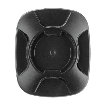 Αυτοκόλλητος αντάπτορας κινητού Optiline Universal εφαρμογής σε μαύρο χρώμα με διαστάσεις 39 x 46,5 mm και σύστημα Duolock