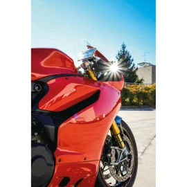 Αυτοκόλλητος αντάπτορας κινητού Optiline Universal εφαρμογής σε μαύρο χρώμα με διαστάσεις 39 x 46,5 mm και σύστημα Duolock