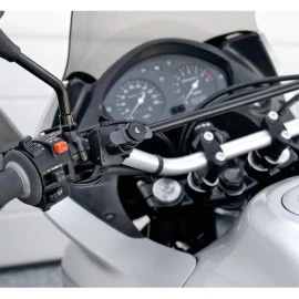 Βάση στήριξης κινητού Optiline Belt για τιμόνι μηχανής με διάμετρο από 15 mm έως 40 mm, ρυθμιζόμενο ιμάντα δέσης (λουρί) με πεταλούδα και σύστημα Duolock