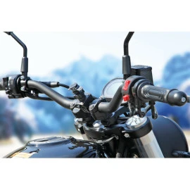 Βάση στήριξης κινητού Optiline Belt για τιμόνι μηχανής με διάμετρο από 15 mm έως 40 mm, ρυθμιζόμενο ιμάντα δέσης (λουρί) με πεταλούδα και σύστημα Duolock