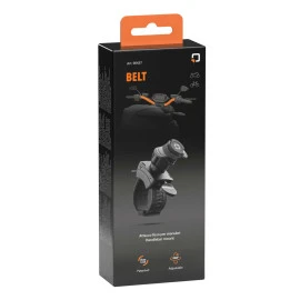 Βάση στήριξης κινητού Optiline Belt για τιμόνι μηχανής με διάμετρο από 15 mm έως 40 mm, ρυθμιζόμενο ιμάντα δέσης (λουρί) με πεταλούδα και σύστημα Duolock