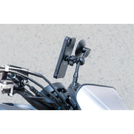 Βάση στήριξης κινητού Optiline Mirror για καθρέπτες ή μπάρες μηχανής με διάμετρο από 9 mm έως 14 mm και σύστημα Duolock