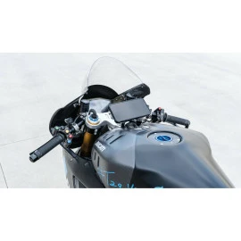 Βάση στήριξης κινητού Optiline Titan Panigale για τις βίδες στην μίζα στο τιμόνι μηχανής Panigale 899, 959, V2, 1199, 1299, V4 με σύστημα Duolock