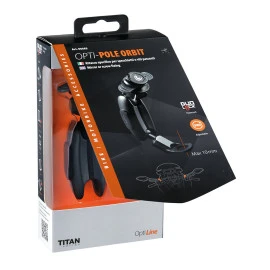 Βάση στήριξης κινητού Titan Optiline Pole Orbit για τις βάσεις των καθρεπτών μηχανής με διάμετρο 10 mm, επιμυκημένο βραχίονα και σύστημα Duolock