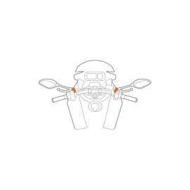 Βάση στήριξης κινητού Titan Optiline Pole Orbit για τις βάσεις των καθρεπτών μηχανής με διάμετρο 10 mm, επιμυκημένο βραχίονα και σύστημα Duolock